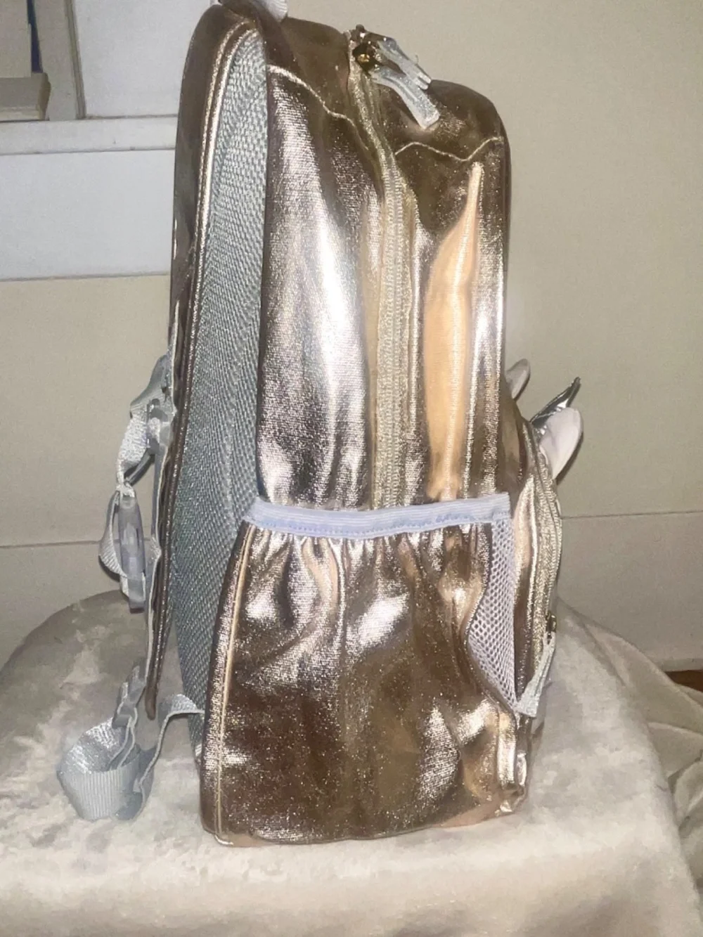Dreamy Unicorn Metallic Gold Pottery Barn Kids Mackenzie Large Girls Backpack